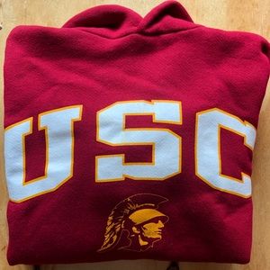 USC Trojans Hoodie Sweatshirt, red, unisex